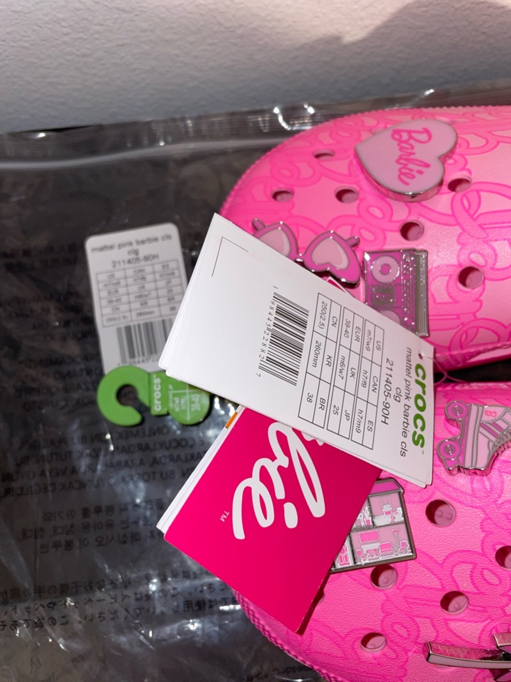 CROCS Mattel Barbie Monogram Classic Clog - Picture 6 of 16